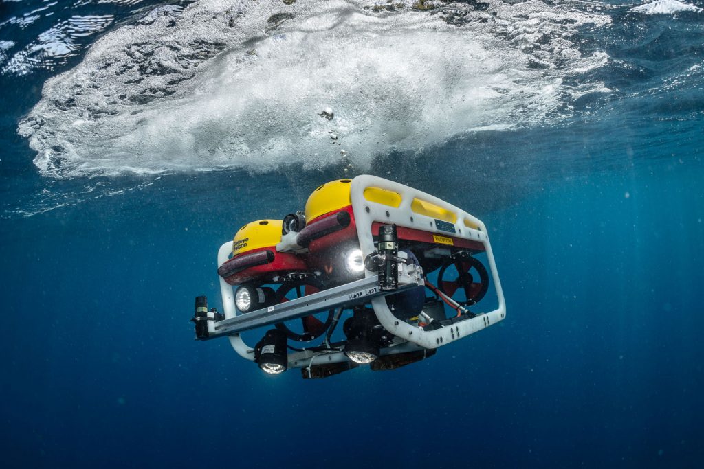 SAAB Seaeye Falcon ROV fitted with special camera