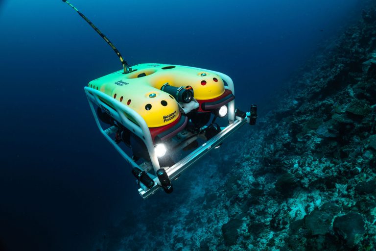 SAAB Seaeye ROV in the ocean