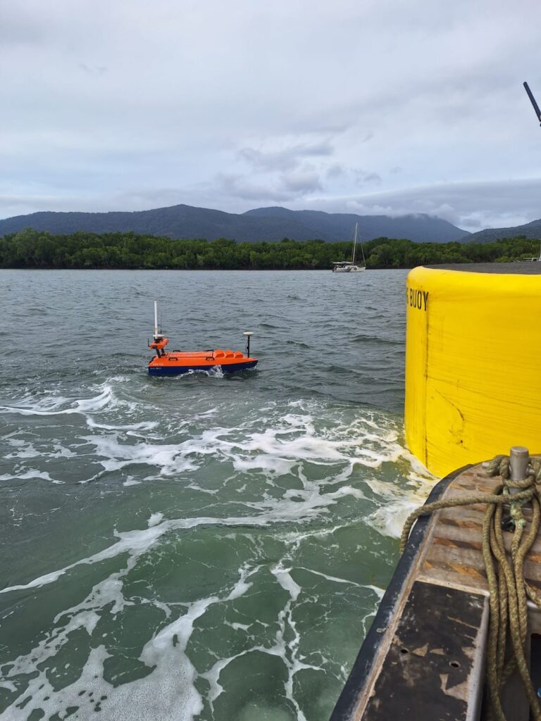 USV performing survey